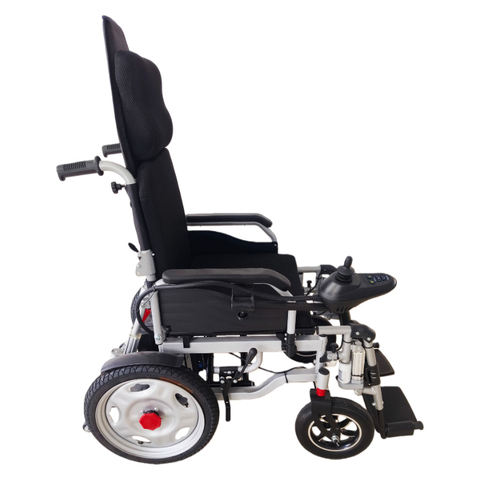High Backrest Carbon Steel Electric Wheelchair