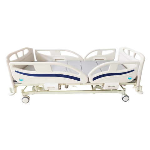 Three-Function Electic Hospital Bed With Grey Bedhead