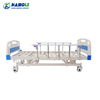 Three-Function Manual Bed With Aluminum Alloy Guardrails