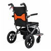Lightweight Folding Wheelchair with 10-inch PU Rear Wheels