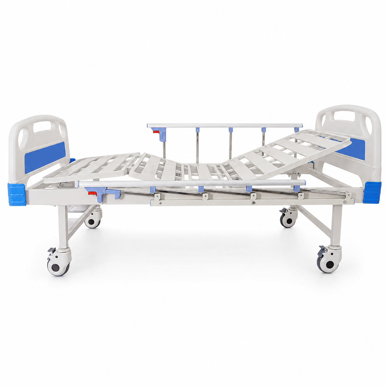 Strip Steel Two-Function Manual Hospital Bed