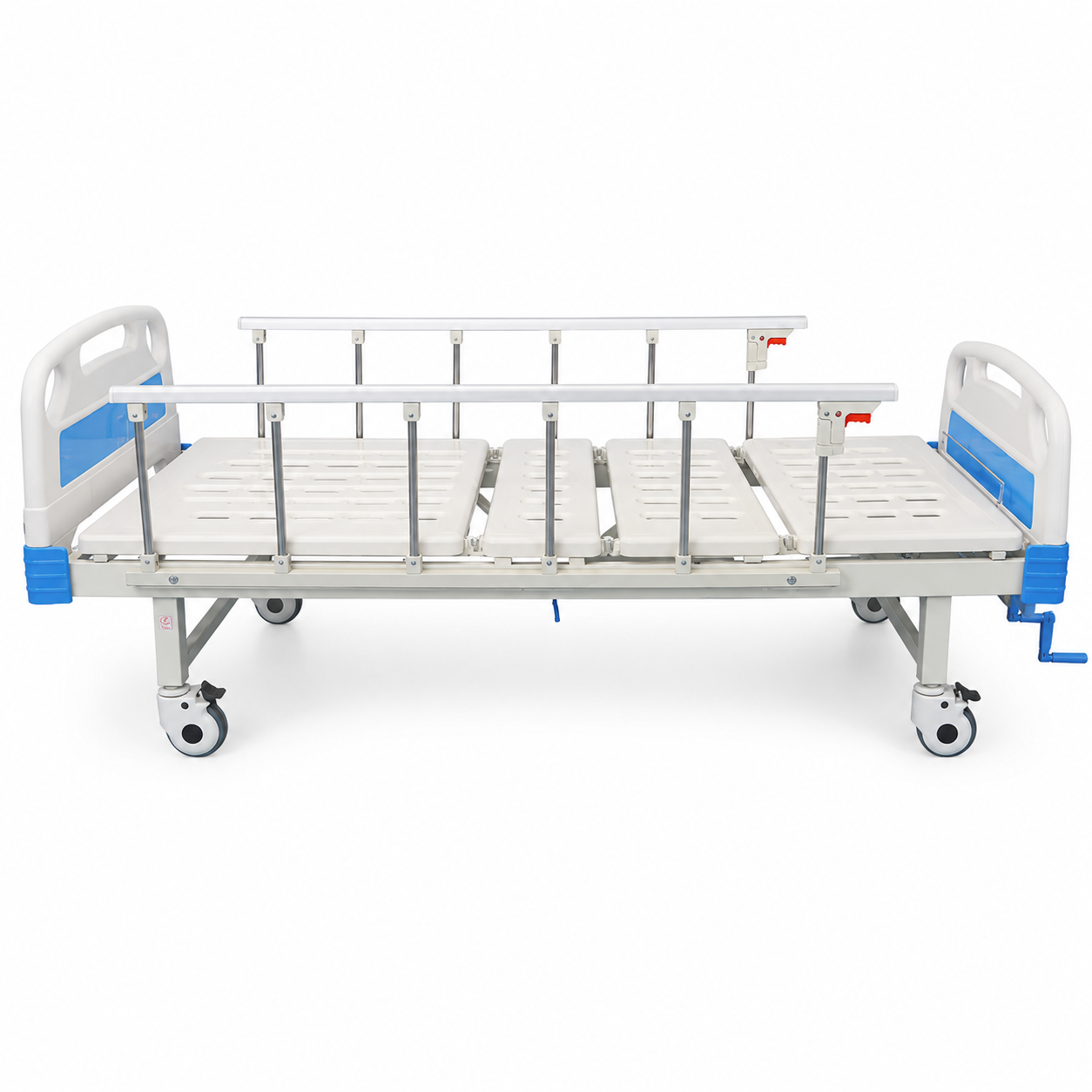 Integrated Stamping Two-Function Manual Hospital Bed Abs Cranks