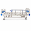 Three-Function Manual Bed With Aluminum Alloy Guardrails
