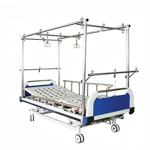 Composite Head Three-rotation Orthopedic Traction Bed