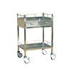 Stainless Steel Double Drawer Treatment Cart