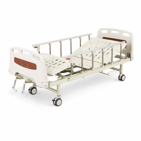 Two-Function Manual Hospital Bed With Unattached Brake