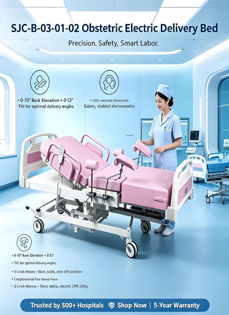 Professional Electric Obstetric Delivery Bed for Hospitals And Maternity Centers (2)