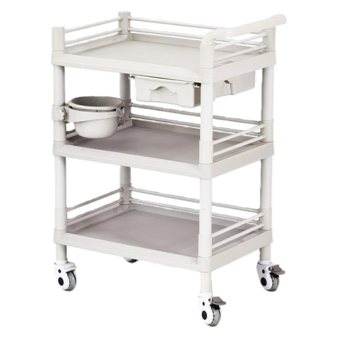 White Three-Story Treatment Trolley