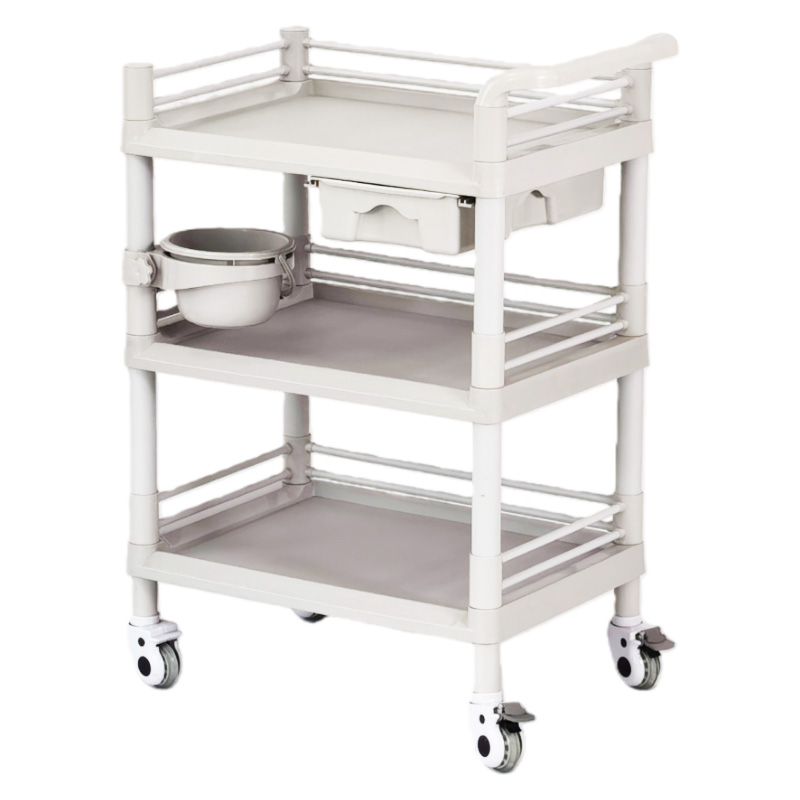 White Three-Story Treatment Trolley