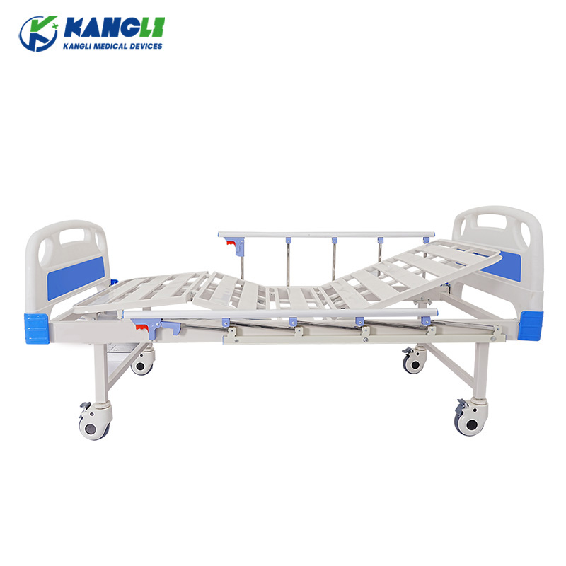 Strip Steel Two-Function Manual Hospital Bed