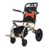 Lightweight Folding Travel Wheelchair with Honeycomb Rear Wheels