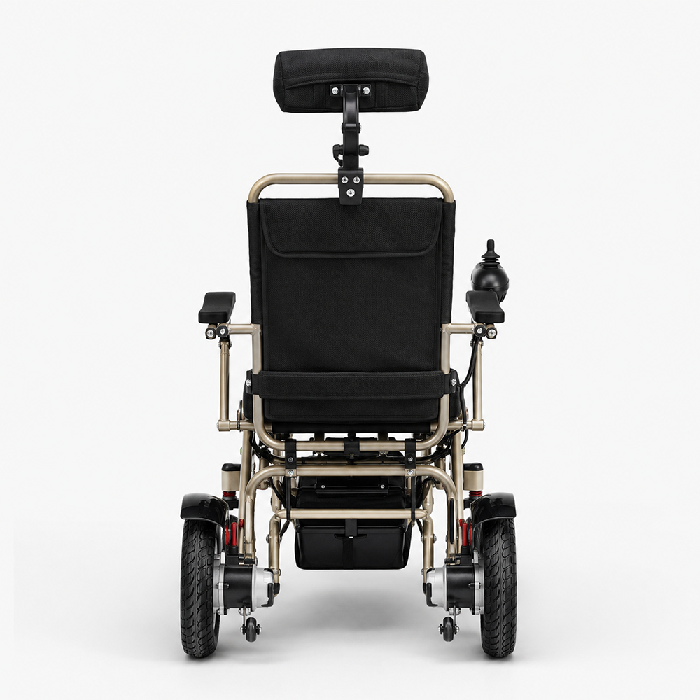 Aluminum Alloy Reclining Electric Wheelchair with Lithium Battery