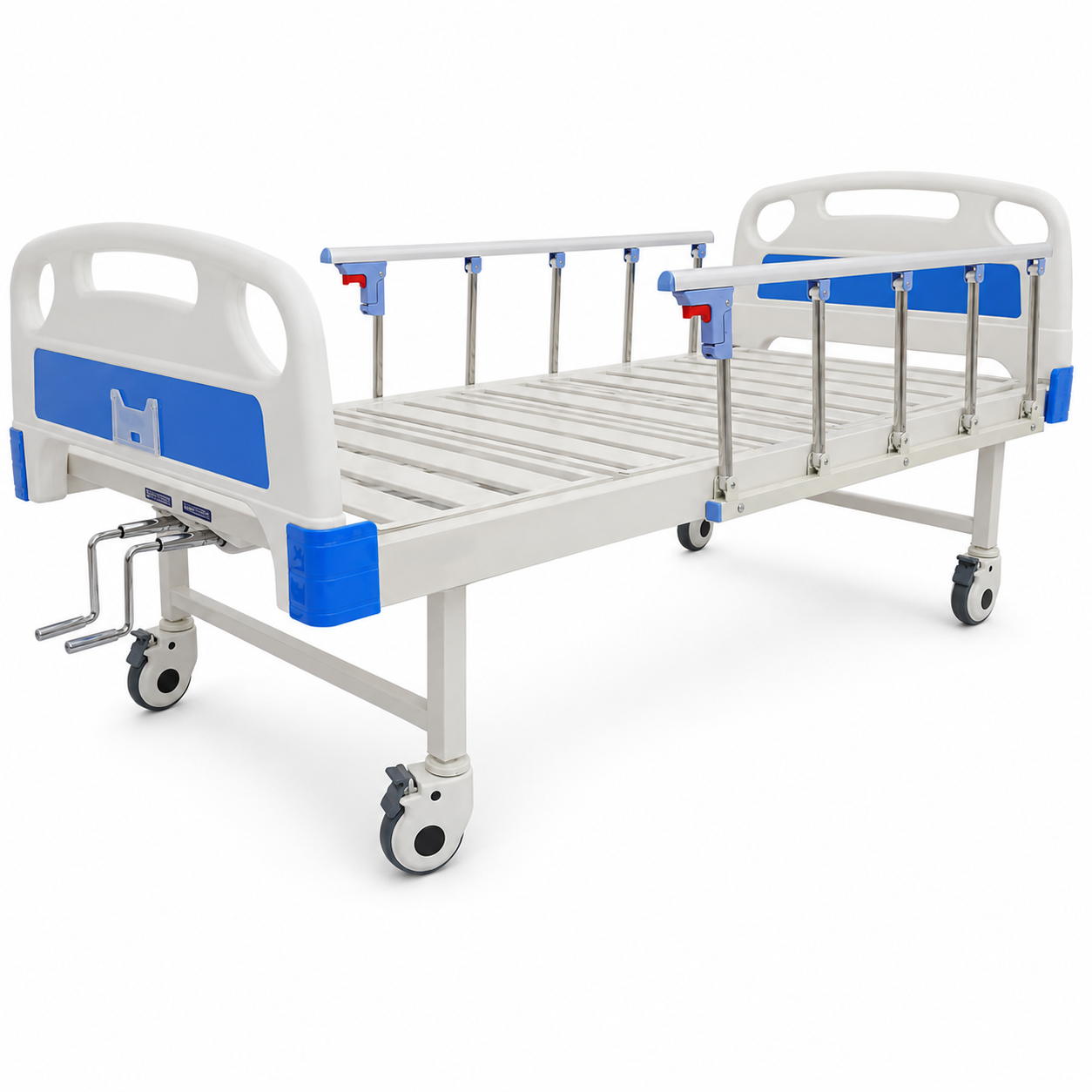 Strip Steel Two-Function Manual Hospital Bed