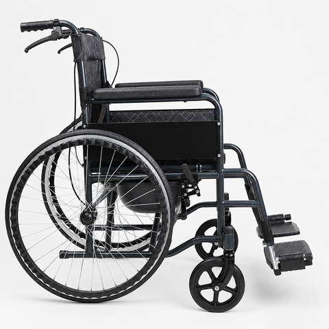 Steel Commode Wheelchair